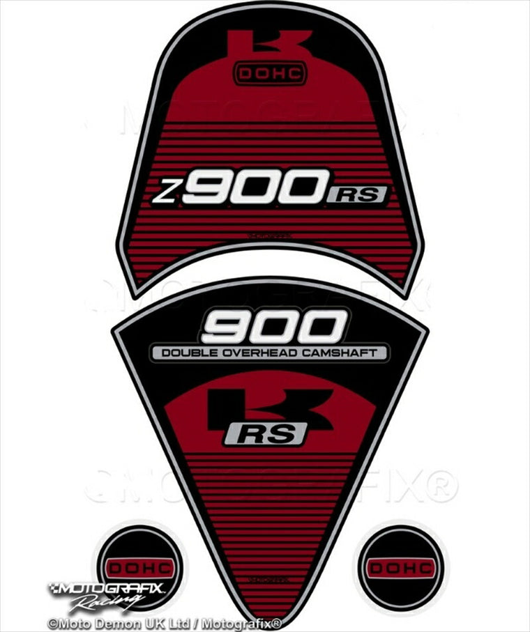 モトグラフィックス｜モトグラフィックス タンクパッド＆リアテール RED／BLK Z900RS 17-20｜MT-TK026BG