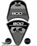 モトグラフィックス｜モトグラフィックス タンクパッド＆リアテール GRY／BLK Z900RS 17-20｜MT-TK026GF