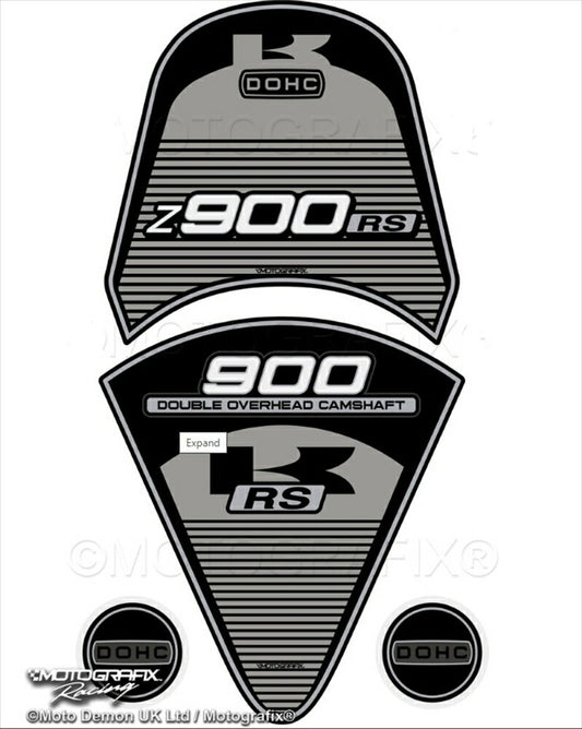 モトグラフィックス｜モトグラフィックス タンクパッド＆リアテール GRY／BLK Z900RS 17-20｜MT-TK026GF