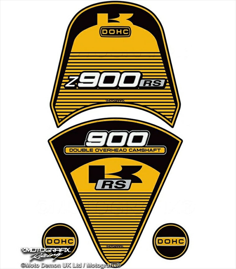 モトグラフィックス｜タンクパッド&リアテール YEL/BLK Z900RS 17-20｜MT-TK026Y