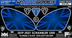 モトグラフィックス｜ボディパッド KNEE TRIUMPH Scrambler1200 19-21｜MT-KT014FJ