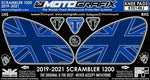 モトグラフィックス｜ボディパッド KNEE TRIUMPH Scrambler1200 19-21｜MT-KT014BJ