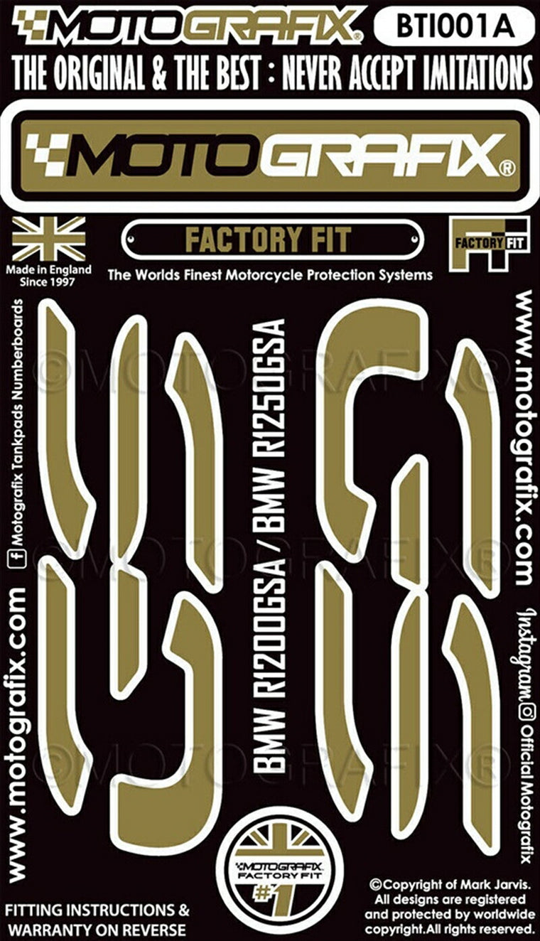モトグラフィックス｜GS TANK LOGO BMW R1200GS/R1250GS Adventure 14-21｜MT-BTI001A