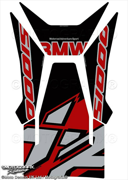 モトグラフィックス｜タンクパッド BLK/RED/SIL BMW S1000XR 20-21｜MT-TB050KRL