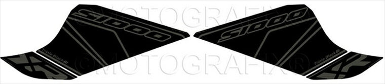 モトグラフィックス｜ボディパッド KNEE BMW S1000XR 21- Triple Black｜MT-KB039TB