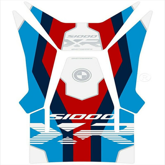 モトグラフィックス｜タンクパッド WHT/BLU/RED BMW S1000XR M Performance Special Edition 20-22｜MT-TB050MP