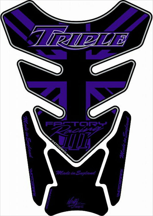モトグラフィックス｜タンクパッド PURPLE TRIUMPH Speed Triple R｜MT-TT014P