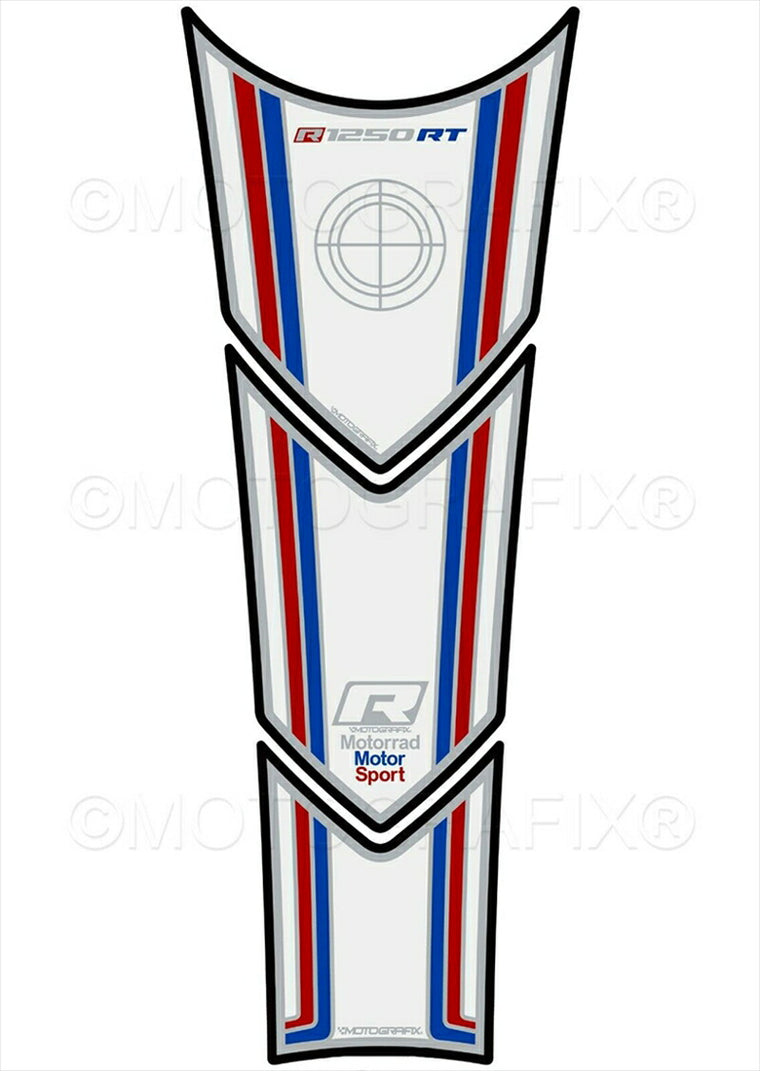 モトグラフィックス｜タンクパッド WHT/BLU/RED BMW R1250RT 19-21｜MT-TB058MS