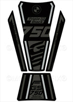 モトグラフィックス｜タンクパッド BLK/GRY/SIL BMW F750GS TE -Triple Black Edition｜MT-TB053TB