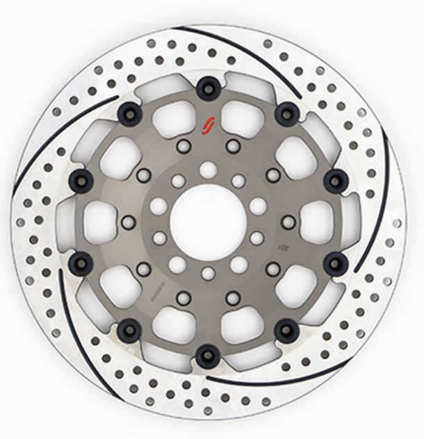 SUNSTAR BRAKE サンスター プレミアムR ホールスリット L φ310 ZRX1100 カタログ品番：P095-8211 メーカー品番：ES201WL