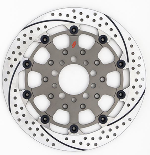 SUNSTAR BRAKE サンスター プレミアムR ホールスリット L φ320 GSX1300R(-07) カタログ品番：P095-8222 メーカー品番：ES124WL