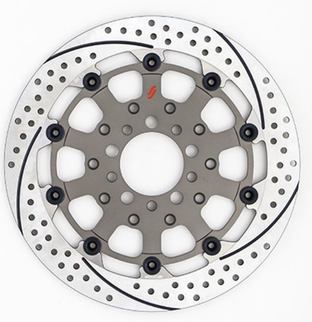 SUNSTAR BRAKE サンスター プレミアムR ホールスリット R φ320 GSX1300R(-07) カタログ品番：P095-8221 メーカー品番：ES124FR