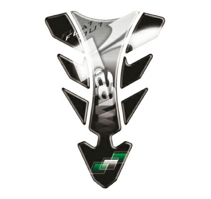 ROUGH&ROAD ラフ＆ロード print タンクパッド PI0013 FUTURE KAWASAKI-SLV カタログ品番：P096-1464 メーカー品番：PI0013K-SV