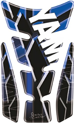 ROUGH&ROAD ラフ＆ロード print タンクパッド PI0015 YAMAHAブルー カタログ品番：P076-4174 メーカー品番：PI0015-2BL