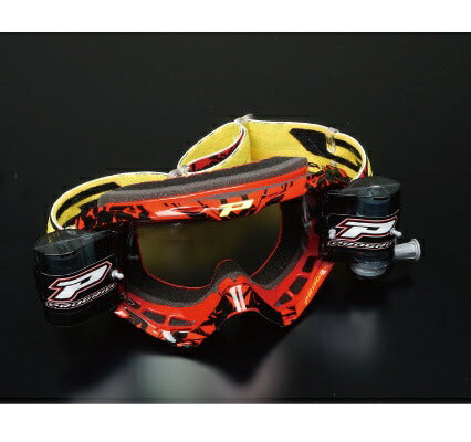 プログリップ PROGRIP ステルスロールオフワイドゴーグル レッド カタログ品番：P056-7621 メーカー品番：PG3458ROW