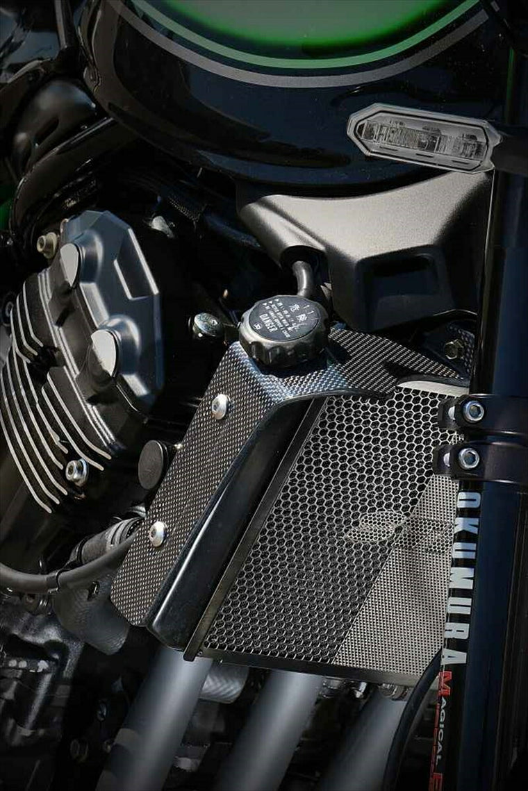 ストライカー｜ストライカー ラジエターサイドシュラウドカーボン平織 Z900RS／CAFE 18-20｜SAD-RSS141C
