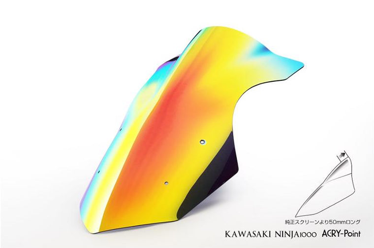 アクリポイント スクリーン ストリート ミラー Ninja1000 17-