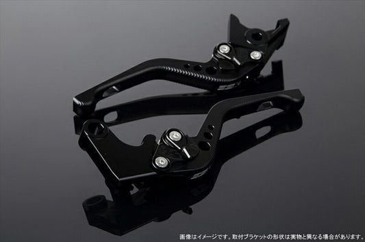 SPEEDRA アジャストレバー 3Dショート Mブラック／Mブラック NINJA1000 17-18 Z1000 17-18 Z900RS LVFM028BK-BK