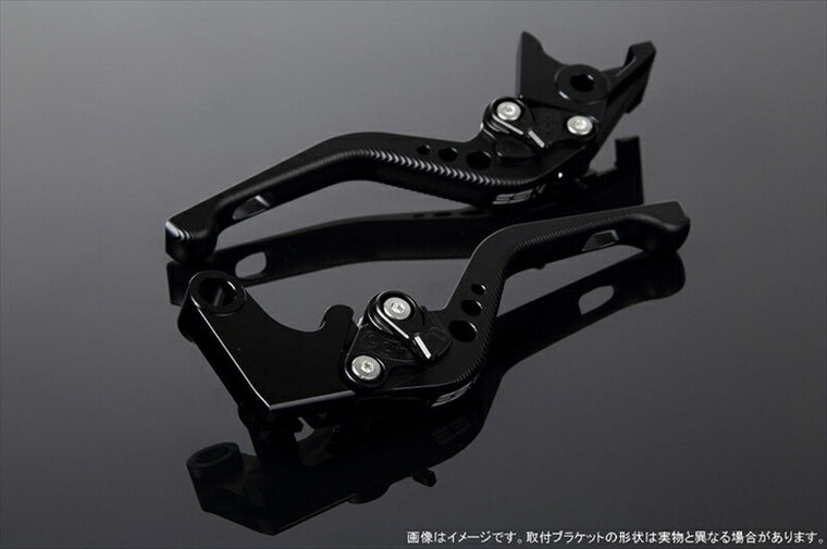 SPEEDRA アジャストレバー 3Dショート Mブラック／Mブラック NINJA1000 17-18 Z1000 17-18 Z900RS LVFM028BK-BK