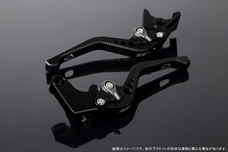 SPEEDRA アジャストレバー 3Dショート Mブラック／Mチタン NINJA1000 17-18 Z1000 17-18 Z900RS LVFM028BK-TM