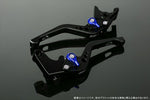 SPEEDRA アジャストレバー 3Dショート Mブラック／Mブルー NINJA1000 17-18 Z1000 17-18 Z900RS LVFM028BK-BE