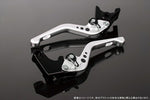 SPEEDRA アジャストレバー 3Dショート Mシルバー／Mブラック NINJA1000 17-18 Z1000 17-18 Z900RS LVFM028SR-BK