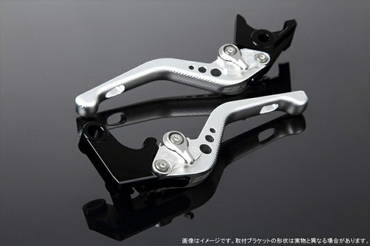 SPEEDRA アジャストレバー 3Dショート Mシルバー／Mシルバー NINJA1000 17-18 Z1000 17-18 Z900RS LVFM028SR-SR