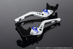 SPEEDRA アジャストレバー 3Dショート Mシルバー／Mブルー NINJA1000 17-18 Z1000 17-18 Z900RS LVFM028SR-BE