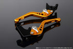 SPEEDRA アジャストレバー 3Dショート Mゴールド／Mシルバー NINJA1000 17-18 Z1000 17-18 Z900RS LVFM028GD-SR