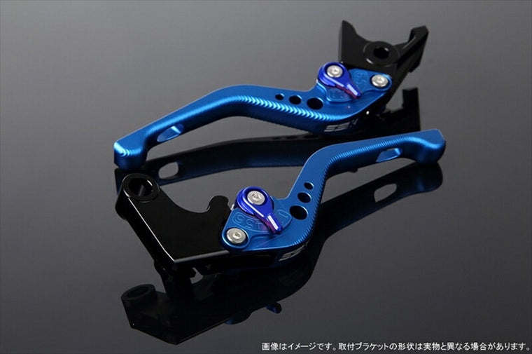 SPEEDRA アジャストレバー 3Dショート Mブルー／Mブルー NINJA1000 17-18 Z1000 17-18 Z900RS LVFM028BE-BE