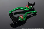 SPEEDRA アジャストレバー 3Dショート Mグリーン／Mレッド NINJA1000 17-18 Z1000 17-18 Z900RS LVFM028GN-RD