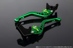 SPEEDRA アジャストレバー 3Dショート Mグリーン／Mグリーン NINJA1000 17-18 Z1000 17-18 Z900RS LVFM028GN-GN