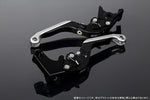 エスエスケイ スピードラ｜アジャストレバー 可倒延長式 Mブラック/Mブラック/Mシルバー CB1300SF SC40 00-02(SC40-1070001～)｜LVGM004BK-BKSR