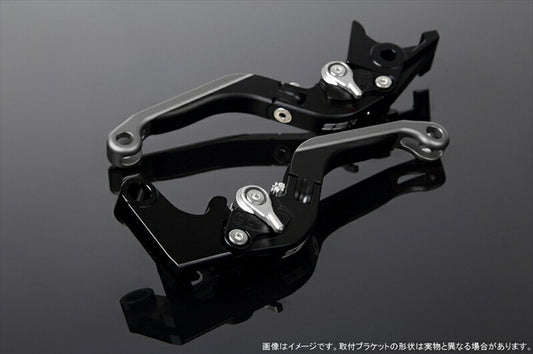 エスエスケイ スピードラ｜アジャストレバー 可倒延長式 Mブラック/Mシルバー/Mチタン CB1300SF SC40 00-02(SC40-1070001～)｜LVGM004BK-SRTM