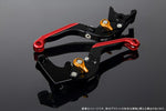 エスエスケイ スピードラ｜アジャストレバー 可倒延長式 Mブラック/Mゴールド/Mレッド CB1300SF SC40 00-02(SC40-1070001～)｜LVGM004BK-GDRD