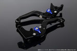 エスエスケイ スピードラ｜アジャストレバー 可倒延長式 Mブラック/Mブルー/Mブラック CB1300SF SC40 00-02(SC40-1070001～)｜LVGM004BK-BEBK