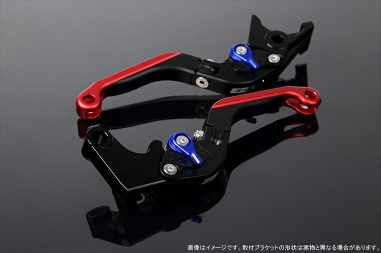 エスエスケイ スピードラ｜アジャストレバー 可倒延長式 Mブラック/Mブルー/Mレッド CB1300SF SC40 00-02(SC40-1070001～)｜LVGM004BK-BERD