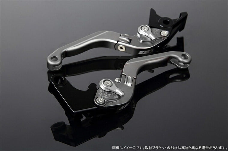エスエスケイ スピードラ｜アジャストレバー 可倒延長式 Mチタン/Mシルバー/Mチタン CB1300SF SC40 00-02(SC40-1070001～)｜LVGM004TM-SRTM