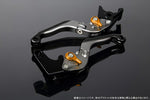 エスエスケイ スピードラ｜アジャストレバー 可倒延長式 Mチタン/Mゴールド/Mブラック CB1300SF SC40 00-02(SC40-1070001～)｜LVGM004TM-GDBK
