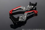 エスエスケイ スピードラ｜アジャストレバー 可倒延長式 Mチタン/Mチタン/Mレッド CB1300SF SC40 00-02(SC40-1070001～)｜LVGM004TM-TMRD