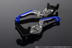 エスエスケイ スピードラ｜アジャストレバー 可倒延長式 Mチタン/Mチタン/Mブルー CB1300SF SC40 00-02(SC40-1070001～)｜LVGM004TM-TMBE