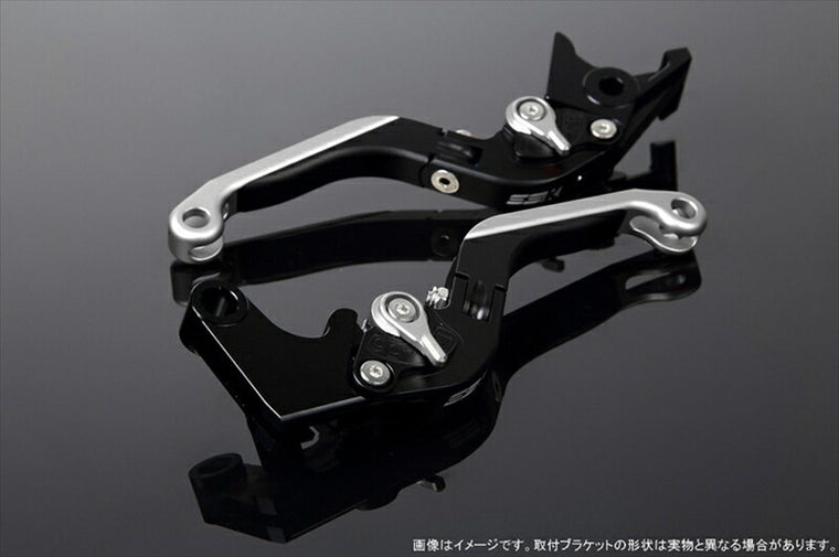 SPEEDRA アジャストレバー 可倒延長式 Mブラック／Mシルバー／MシルバーNINJA1000 17-18 Z1000 17-18 Z900RS LVGM028BK-SRSR