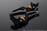 SPEEDRA アジャストレバー 可倒延長式 Mブラック／Mゴールド／MチタンNINJA1000 17-18 Z1000 17-18 Z900RS LVGM028BK-GDTM