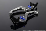 SPEEDRA アジャストレバー 可倒延長式 Mチタン／Mブルー／Mシルバー NINJA1000 17-18 Z1000 17-18 Z900RS LVGM028TM-BESR