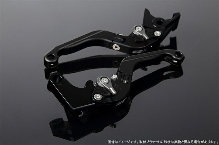 エスエスケイ スピードラ｜アジャストレバー 可倒延長式 Mブラック/Mチタン/MブラックGSX250R V-STROM250 RGV250γ VJ23A｜LVGM048BK-TMBK