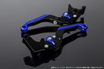 エスエスケイ スピードラ｜アジャストレバー 可倒延長式 Mブラック/Mブルー/MブルーGSX250R V-STROM250 RGV250γ VJ23A｜LVGM048BK-BEBE