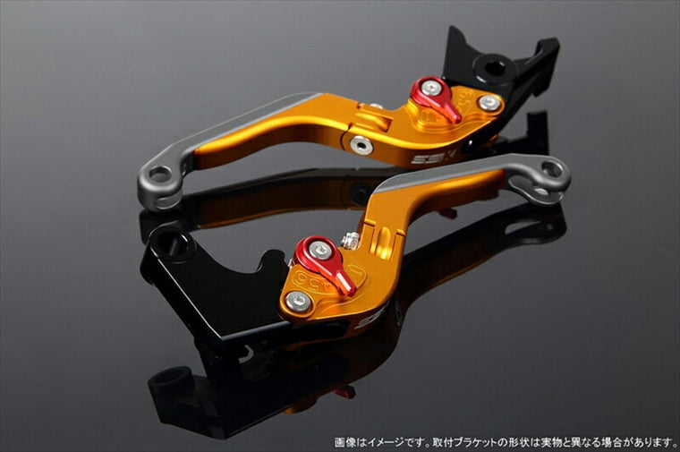 エスエスケイ スピードラ｜アジャストレバー 可倒延長式 Mゴールド/Mレッド/MチタンGSX250R V-STROM250 RGV250γ VJ23A｜LVGM048GD-RDTM