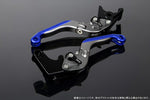 エスエスケイ スピードラ｜アジャストレバー 可倒延長式 Mチタン/Mブラック/Mブルー GSX250R V-STROM250 RGV250γ VJ23A｜LVGM048TM-BKBE