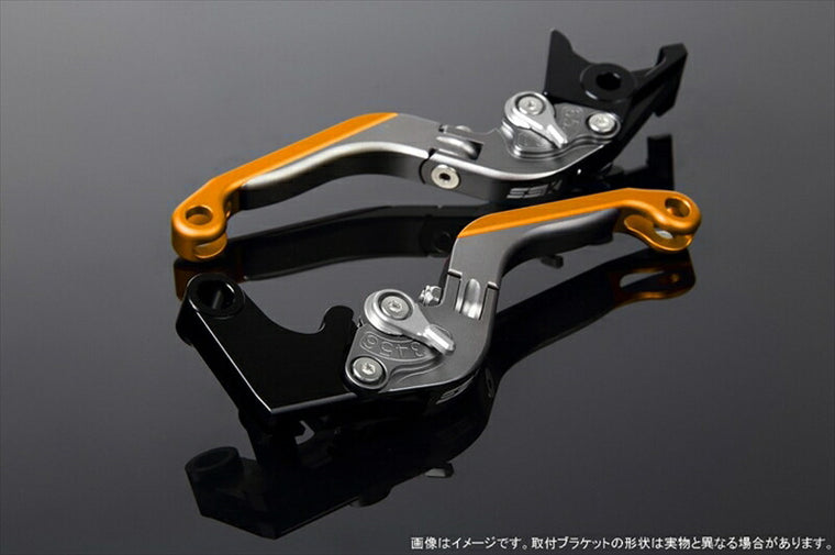 エスエスケイ スピードラ｜アジャストレバー 可倒延長式 Mチタン/Mシルバー/Mゴールド GSX250R V-STROM250 RGV250γ VJ23A｜LVGM048TM-SRGD