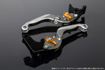 エスエスケイ スピードラ｜アジャストレバー 可倒延長式 Mチタン/Mゴールド/Mシルバー GSX250R V-STROM250 RGV250γ VJ23A｜LVGM048TM-GDSR